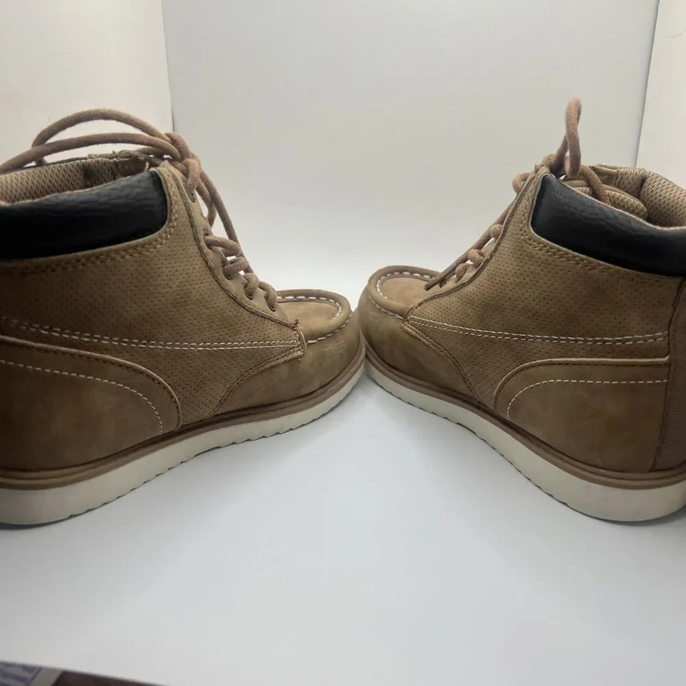 Levis Little Boy's Dean-Walker Sneaker Boots High-Top Shoes Mocha/Tan Sz 12
